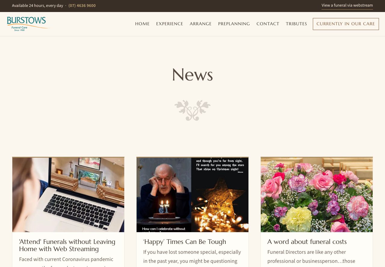 The new site, news page