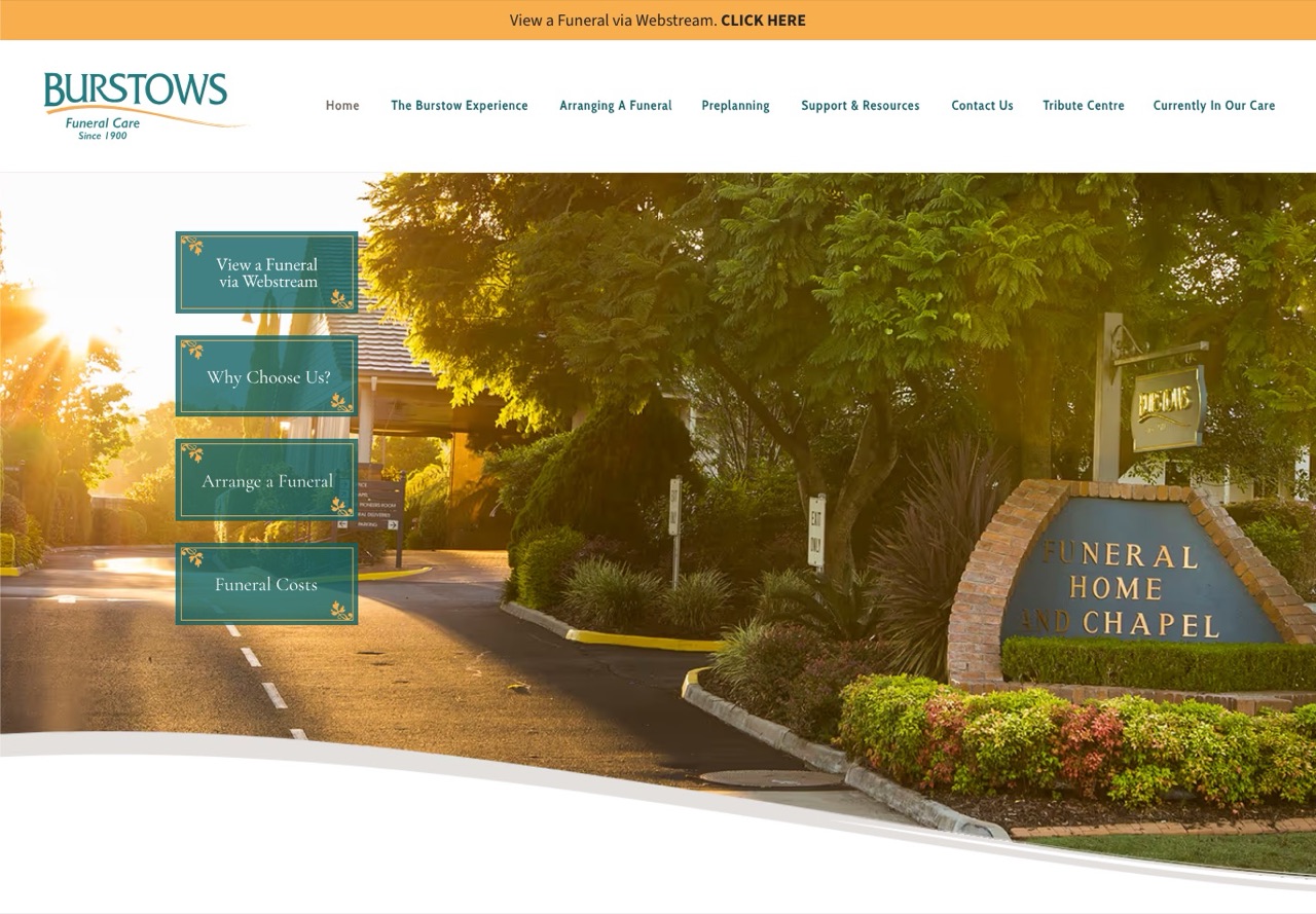 The current site, employment page